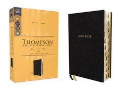 KJV, Thompson Chain-Reference Bible, Handy Size, European Bonded Leather, Bla…