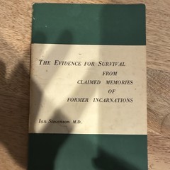 Ian Stevenson Evidence for Survival Former Incarnations PB First Impression 1961