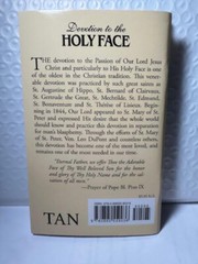 Devotion to the Holy Face (NEW) Tan Books . SALE FOR LENT!