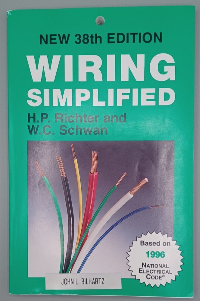 Wiring Simplified 38th Edition Paperback By Richter 182 Pages