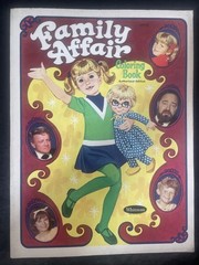 Vintage Whitman Family Affair Coloring Book 1968 18 Colored In Yellowed Pages