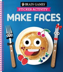 Brain Games – Sticker Activity – Make Faces (Age 3 Years and Up) (Volume 1)