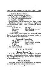 “1920” Cakes, Cookies And Confections Vintage Cook Book 73 Pages