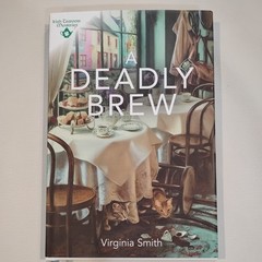 A Deadly Brew Virginia Smith Hardcover 2024 Irish Tearoom Mystery Preowned Book