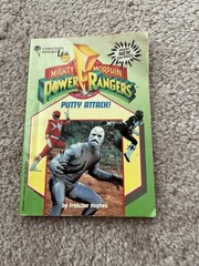 Power Ranger Book Putty Attack Paperback Book 1994 Vintage Mighty Morphin