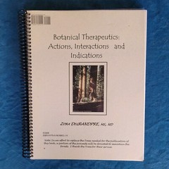 BOTANICAL THERAPEUTICS : ACTIONS , INTERACTIONS , AND INDICATIONS ; 307 PAGES