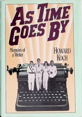 As Time Goes By Howard Koch 1979 First Edition Memoirs Biography Harcourt Brace