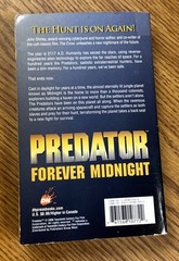 Predator: Forever Midnight by John Shirley DH Press Books 1st Edition Paperback
