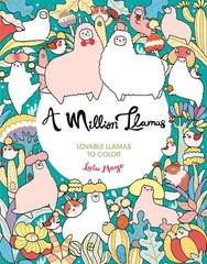 Lulu Mayo A Million Llamas (Paperback) Million Creatures to Color