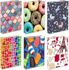 Book Cover for Paperbacks, Hardcover & Textbook, 6 PCS Jumbo Book Sleeve | Reusa