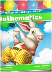 Scott Foresman Mathematics Grade 1 (Volume 1) by Scott Foresman, Good Book