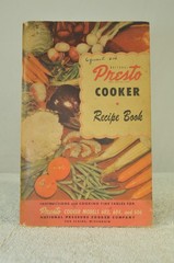 National Presto Cooker Recipe Book Models 603 & 604 & 606 Vintage 1948 PB