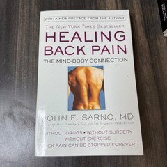 Healing Back Pain The Mind Body Connection by John E Sarno MD Paperback
