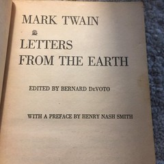 Letters from the Earth Classic Paperback Book by Mark Twain Fawcett Crest 1962
