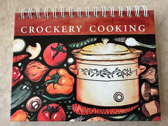 Crockery Cooking- Spiral – Easel Book – by School Mate – Copyright 2002 – CUTE!