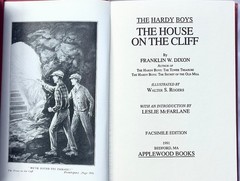 THREE Vintage Hardy Boys Books PRISTINE CONDITION Red Shield 1927 / 1991 Ltd Ed