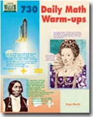 730 Daily Math Warm-Ups Paperback Hope Martin
