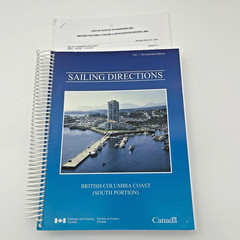 SAILING DIRECTIONS BRITISH COLUMBIA COAST SOUTH PORTION 17th Edition V1