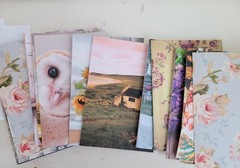Vintage Cottagecore Wall Collage Kit: 60 (4″ x 6″) Poster Cards by Adams Media