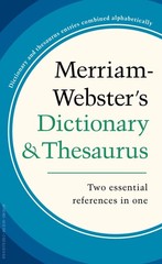Merriam-Webster’s Dictionary and Thesaurus, Mass-Market Paperback – Merriam-…