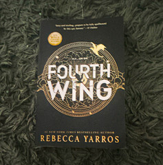 Fourth Wing by Rebecca Yarros Hardcover (The Empyrean) Red Tower Books DJ