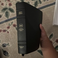 Legacy Standard Bible Inside Column Reference Indexed (LSB), Black Cowhide
