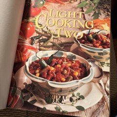 Light Cooking for Two by Oxmoor House Staff (1995, Hardcover)