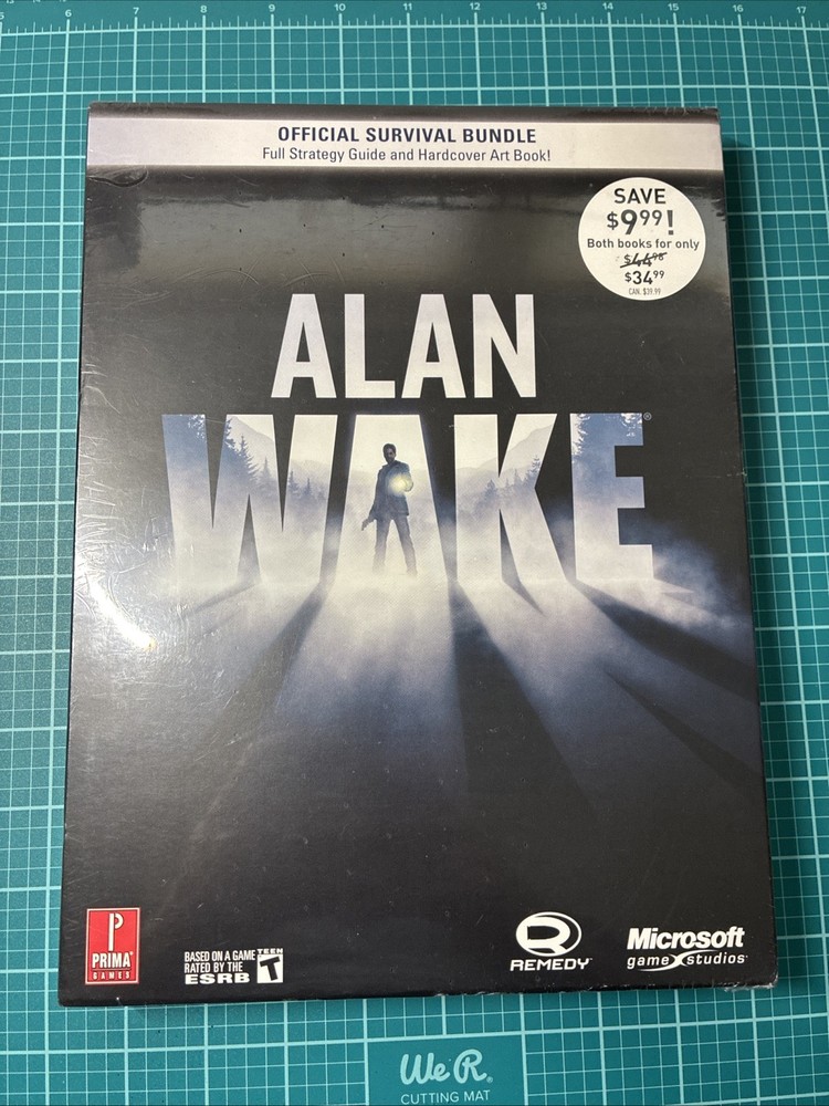 Alan Wake Collector’s Edition Bundle : Prima Official Game Guide New Sealed