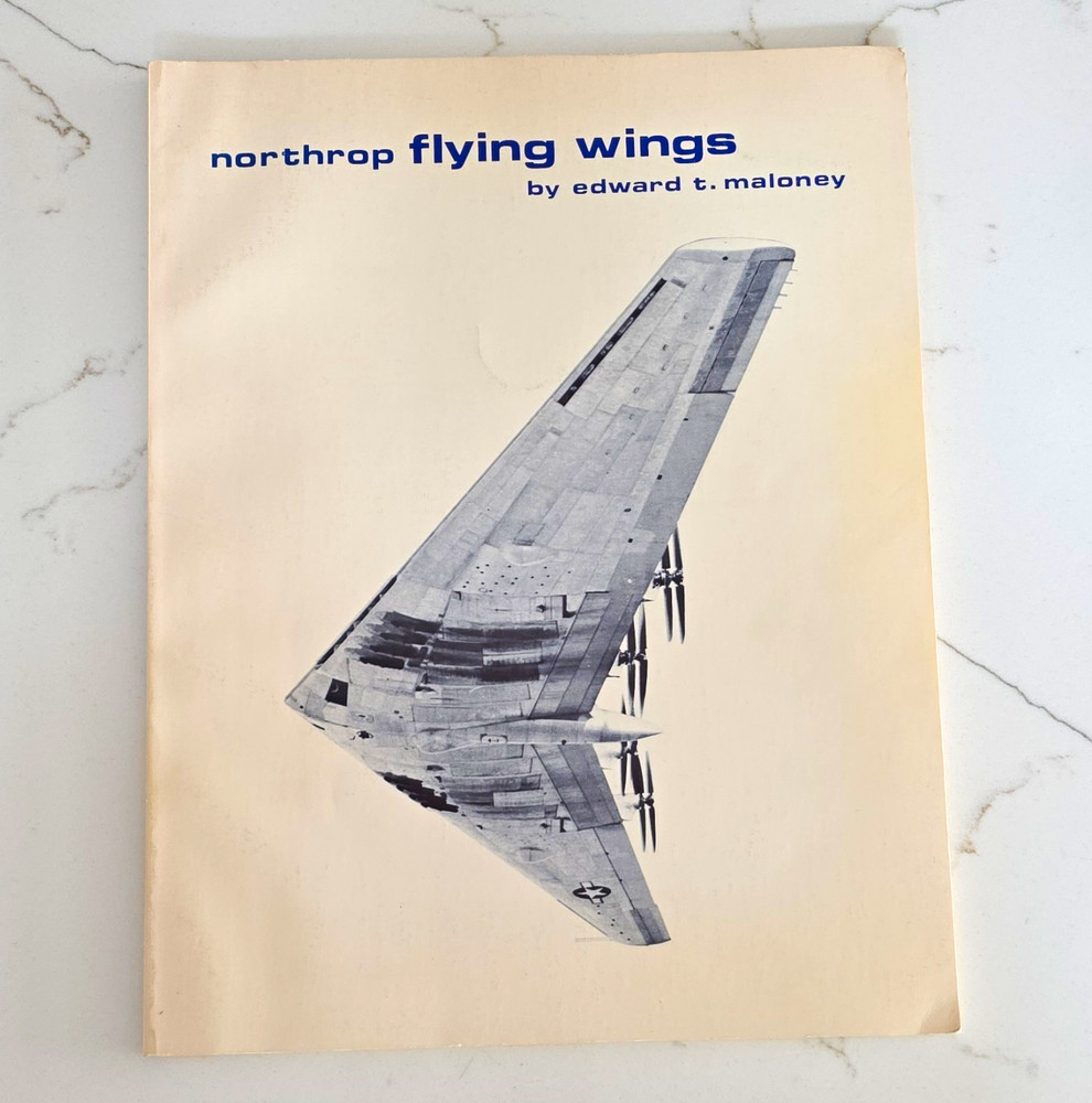 Northrop Flying Wings Edward T. Maloney PB 1st Revised Ed 1975 Illustrated