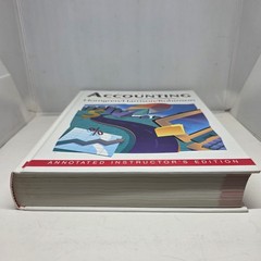 Accounting Annotated Instructors 3rd Edition Horngren/Harrison/Robinson Hardback
