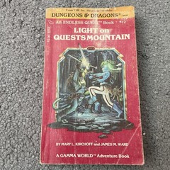 Light on Quests Mountain #12 Dungeons & Dragons 1983 1st Print TSR Gamma World