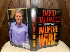SIGNED by DAVID BALDACCI Walk the Wire, 2020 1st/1st HCDJ UNREAD ~ Autographed