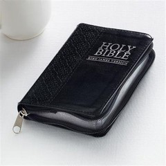 KJV Mini Pocket Edition: Zippered Black, Brand New, Free shipping in the US