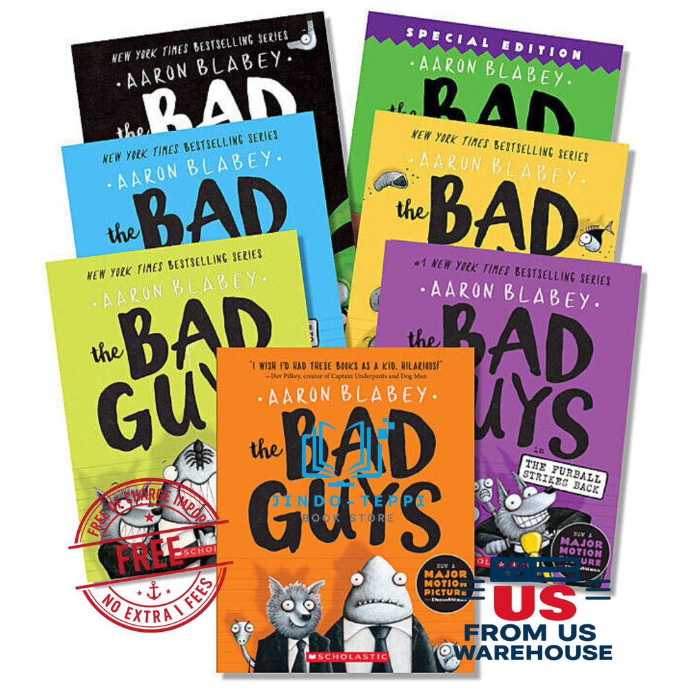 The Bad Guys #1-12 Paperback Book Collection by Aaron Blabey | Scholastic
