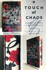 SIGNED A Touch of Chaos by Scarlett St. Clair 1/1 INDIE Reverse DJ Art STENCILED