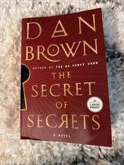 The Secret of Secrets: Dan Brown – Large Print Paperback- Robert Langdon Very Gd