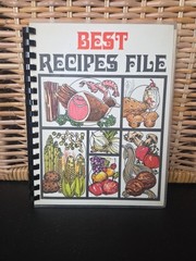 Vintage Best Recipes File Storage Book 1973 Cook Bright of America