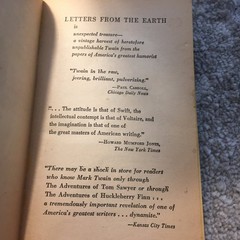 Letters from the Earth Classic Paperback Book by Mark Twain Fawcett Crest 1962