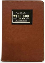 2026 One Minute with God Mens Daily Devotional, 365 Daily Devotional for Men, Br