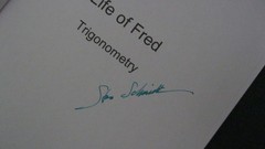 Life of Fred–Trigonometry by Ph.D. Stanley F. Schmidt (2003) Hardcover