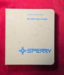 Vintage 1985 Sperry MS-DOS 3.1 User’s Guide UP-11701 Rev 2 Binder & Slipcase