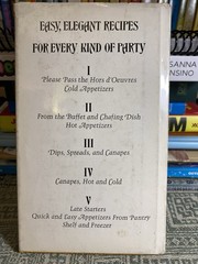 Hors D’oeuvres & Appetizers by Mimi Sheraton 1967 Hardcover Hallmark Edition