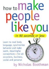 How to Make People Like You in 90 Seconds or Less – Hardcover – VERY GOOD