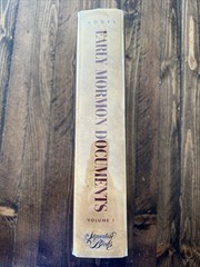 Early Mormon Documents Volume 1 Vogel, Dan 1st HCDJ