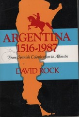 Argentina, 1516-1987 From Spanish Colonization to Alfonsín