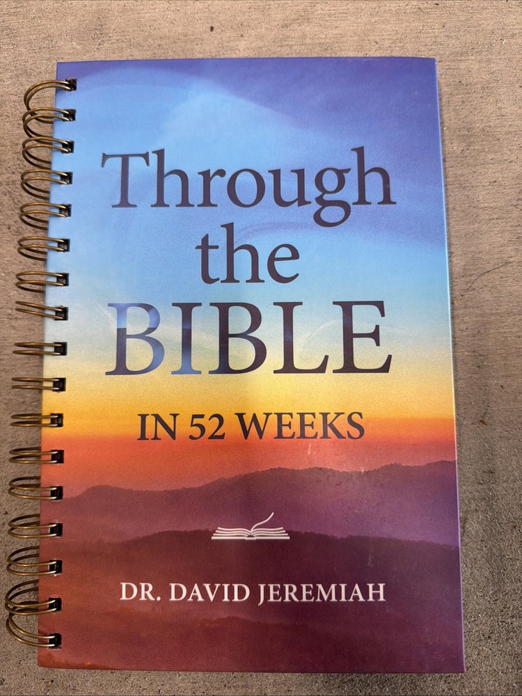 Through the Bible in 52 Weeks Guide – Dr. David Jeremiah HC/Spiral 2022