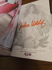 Start a Fire J. Wolf Baddies Book Box Exclusive Signed Special Edition