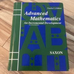 Saxon Math Textbook Lot: Algebra 1/2, 1, 2, & Advanced Mathematics Incremental