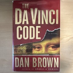 The DaVinci Code Dan Brown Author of Angels and Demons Hardcover Book A Novel
