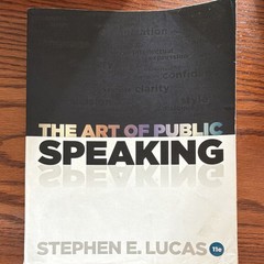 The Art of Public Speaking 11th Ed Stephen E. Lucas PB McGraw-Hill Textbook